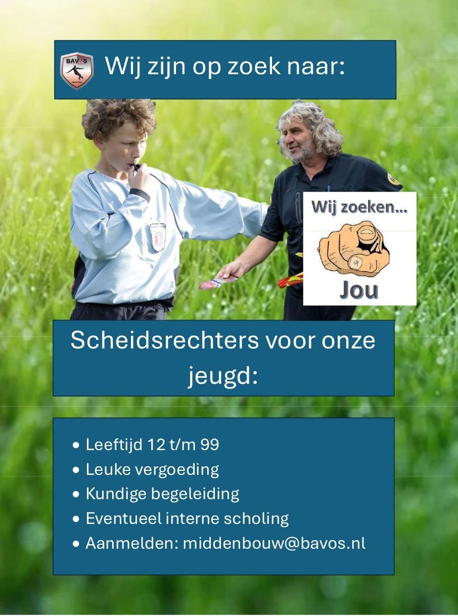 Word jij onze nieuwe jeugd-scheidsrechter?